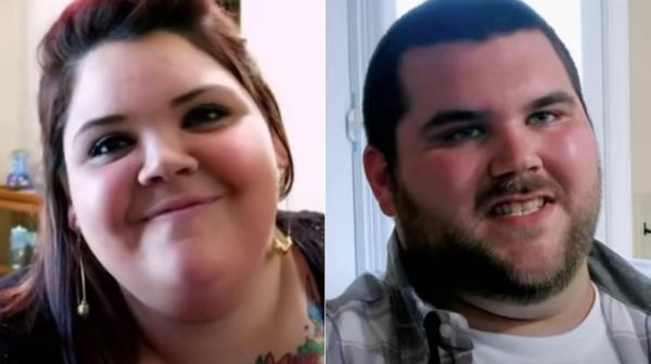 ashley and mike from catfish smiling split image