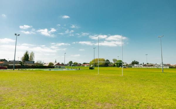 The $2 million upgrades at Papatoetoe Recreation Grounds include new lights and drainage on the rugby field.