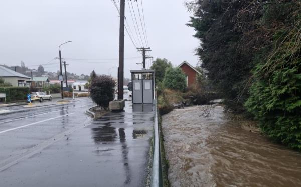 Lindsay Creek in North East Valley, Dunedin on 27 July 2022.