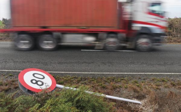 Road sign vandalism in Northland