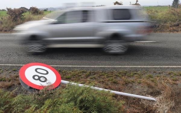 Road sign vandalism in Northland