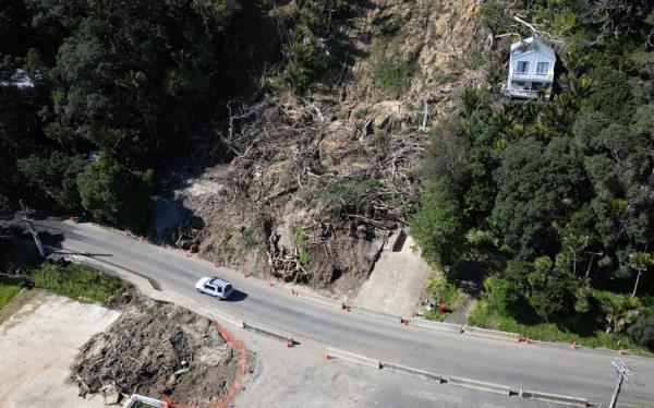 Muriwai flood damage