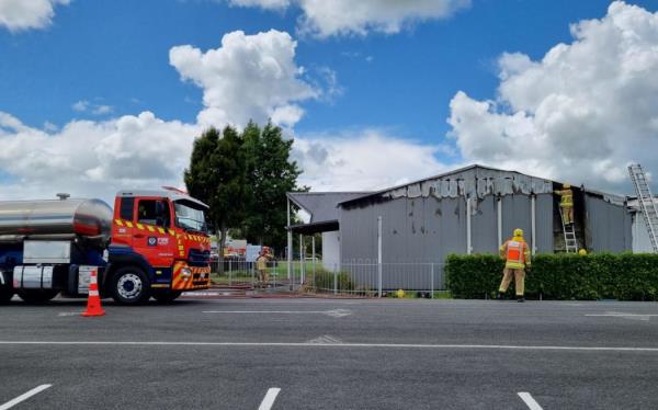 Lightning caused a fire in the roof of Puketaha School, near Hamilton, on 30 October, 2024.