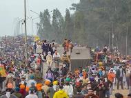 Farmers' protest at Delhi-Haryana border | File Image/PTI