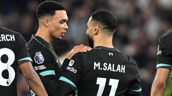 Trent Alexander-Arnold and Mohamed Salah are both out of co<em></em>ntract in the summer