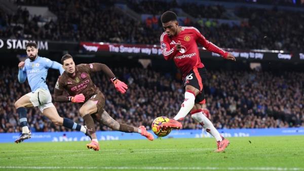 Amad Diallo scores Manchester United's winner