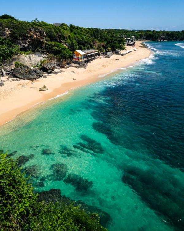 Beautiful beach at Palambak Island Resort In Sumatra Palambak