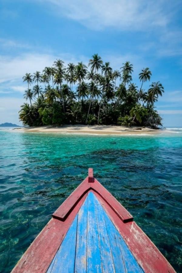 Island hopping boat at Pulau Banyak Islands Indonesia