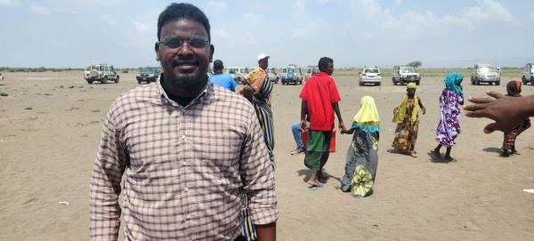 Ibrahim, a teacher at a school in the Tadjourah region advocates against female genital mutilation.